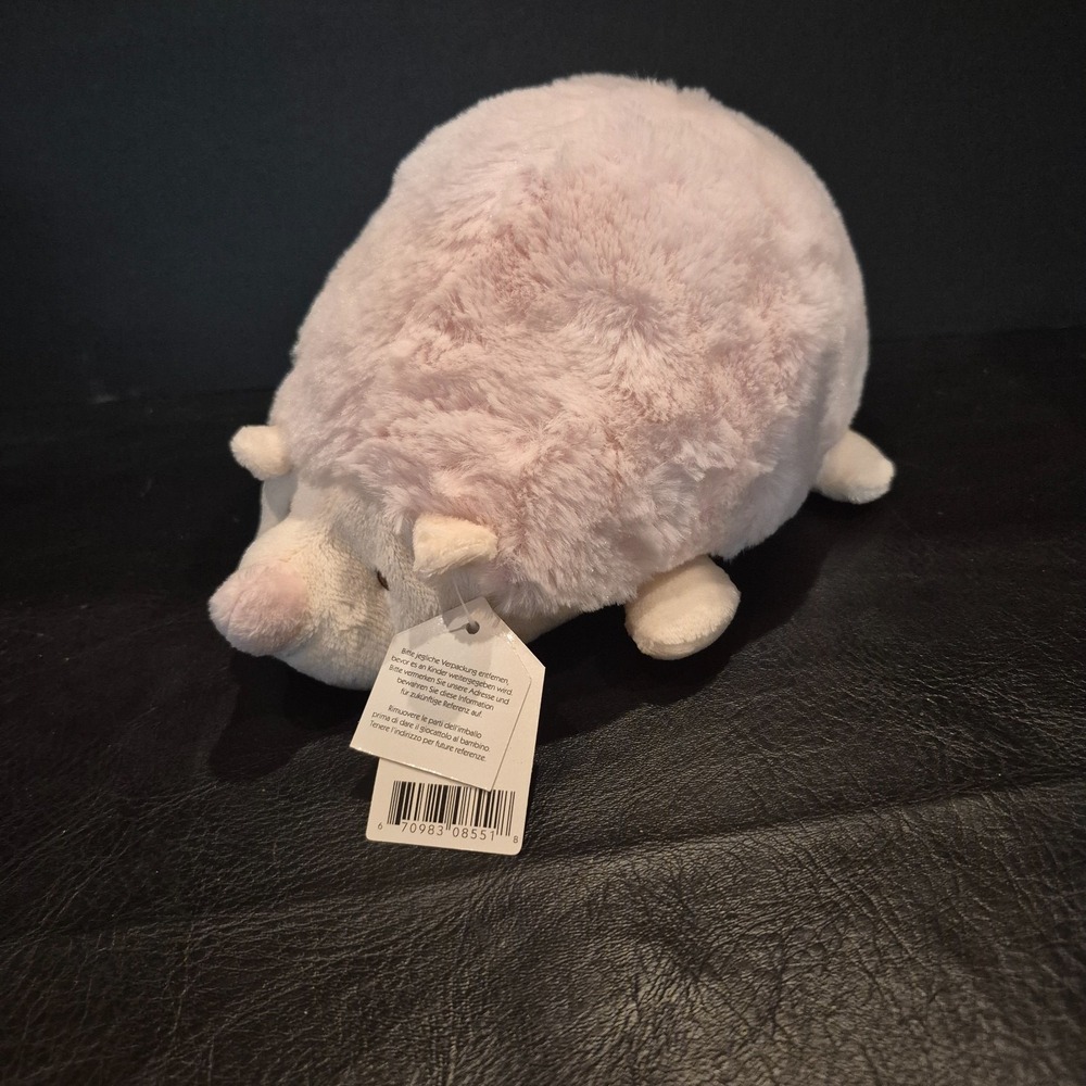 Jellycat Pink Hedgehog Baby Rattle Plush New With Tags London Soft Toy - Picture 3 of 6